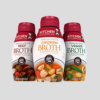 Kitchen Accomplice broth lineup